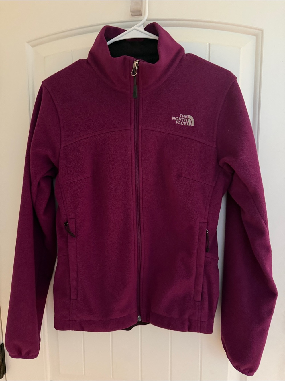 The North Face Plum Full-Zip Fleece Jacket